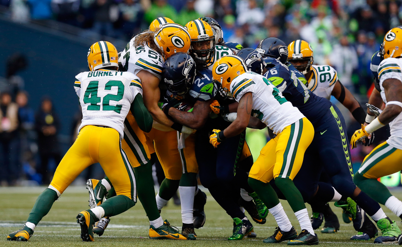 Illustration for article titled Just What The Hell Was That? The 2015 NFC Championship In Photos